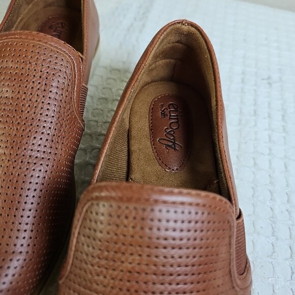 EuroSoft by Sofft Vernelle Brown Slip-On Loafers Womens Shoes Size 8 M New - Picture 5 of 11
